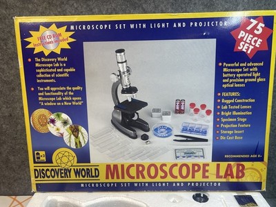 Discovery World Mikroskop Labor Vintage komplett unbenutzt