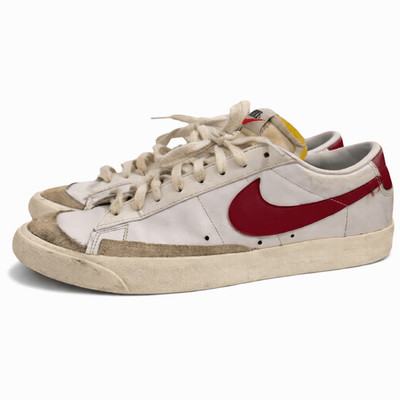 Nike Blazer Low 77 Vintage DA6364-102 Size 10 White Red Leather
