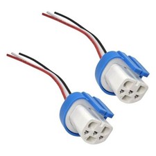 9007 9004 HB1 HB5 High Temperature Ceramic Headlight Plug Pigtail Pack of - 2