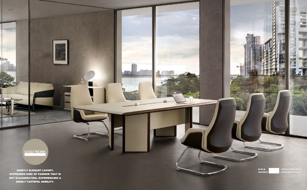 BüRomöBel Tische Design Besprechungs Konferenztische Einrichtung Tisch 280X130Cm-image