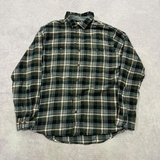 Woolrich Overshirt checked patterned long sleeve shirt with chest pockets Men's