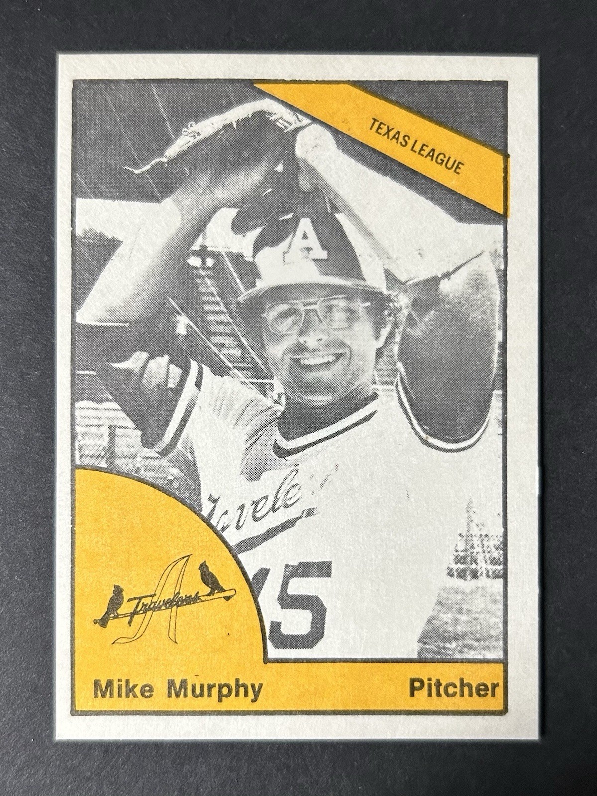 1977 Arkansas Travelers   #5   Mike Murphy  - TCMA : NRMT-MT