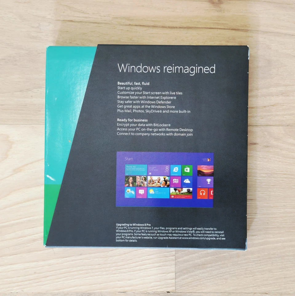 Microsoft Windows 8 Pro 32Bit & 64Bit DVD - Image 2 of 4