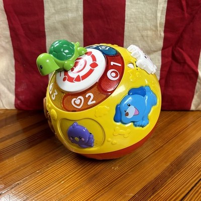 WIGGLE & CRAWL BALL interactive toddler toy VTech musical learning turtle 2016