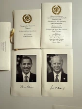 Official Inauguration Invitation Barack Obama Pres  & Joseph R Biden Vice Pres