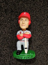 Bobble Dobbles Steve Finley Rochester Red Wings Bobble Head Rare Find