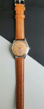Vintage HMT Janata Kannada Orange Face Mechanical Hand Winding Wrist Watch A49 - Image 5
