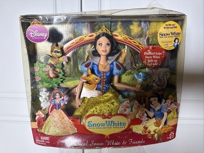 Mattel Vintage Disney Princess Musical Snow White Friends Playset
