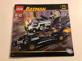 LEGO BATMAN 7781 RARE INCOMPLETE LOT-ONE MINFIGURE-MANUAL-TRUCK AND PARKING SKID