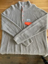 Vintage Patagonia Undyed Cashmere Synchilla Snap-T, Mens XL, Brown, ULTRA RARE!!