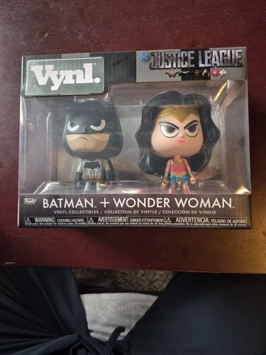 Funko VYNL Wonder Woman And Batman, Justice League Movie Vynl. 2-Pack New In Box