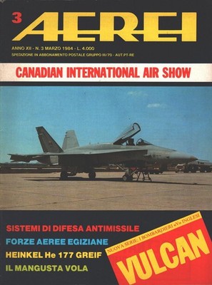 Flugzeugmagazin Nr. 3 - März 1984 - Auf Cover McDonnell Douglas CF-18 Hornet...