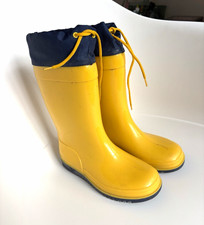 Romika Unisex Kinder Gummistiefel Gelb/Blau S...