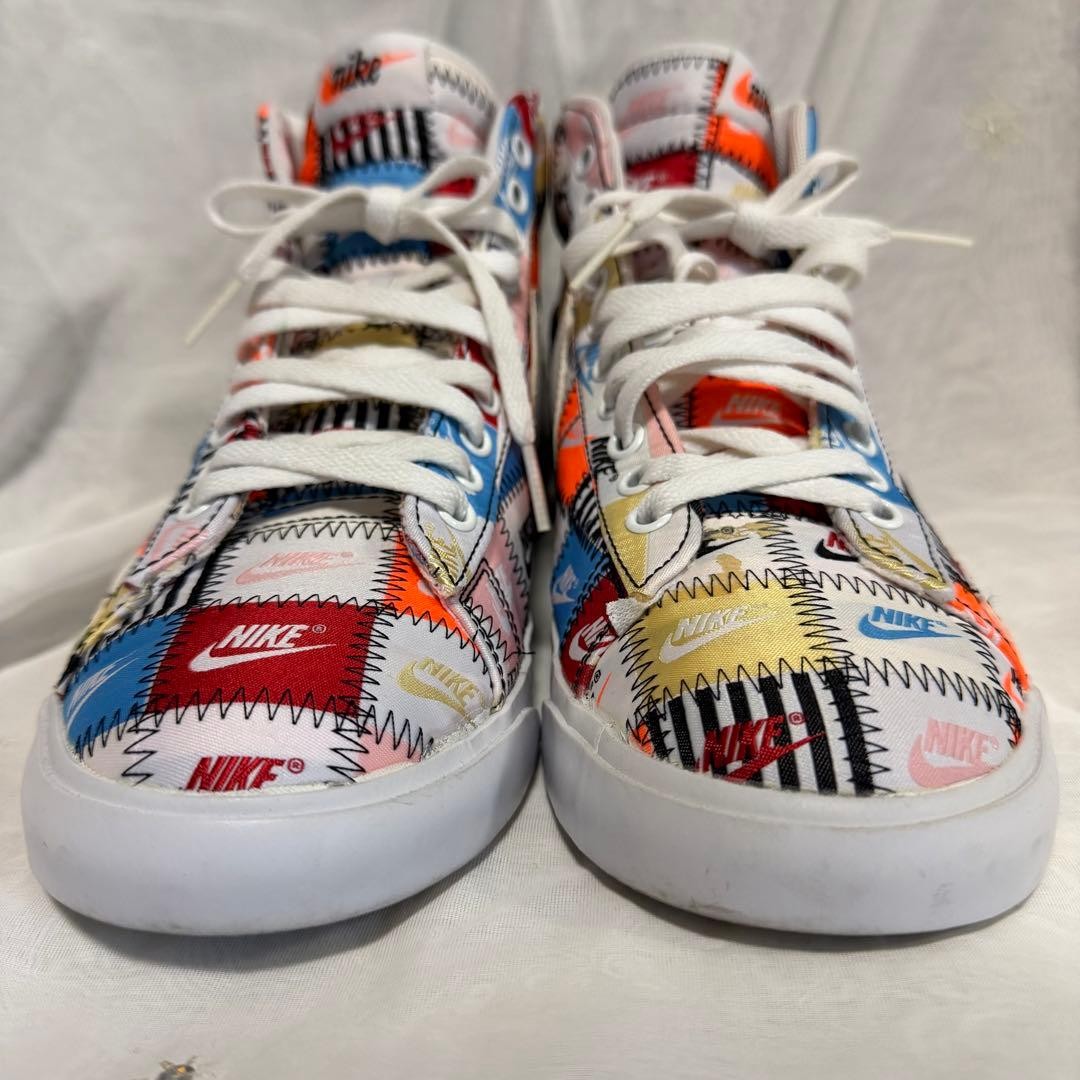NIKE Blazer Mid Patchwork Multicolor Sneakers 27c… - image 6