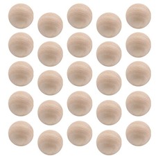 200 Pcs Natural Lotus Wood Round Beads 14 mm Solid for Crafting and Jewelry Use