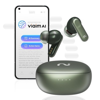 Nano+ AI Voice Recorder Earbuds: Pocket Note Taker for Meetings, Calls & Lect...