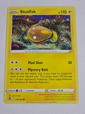 Pokemon Silver Tempest Stunfisk 55/195 common LP