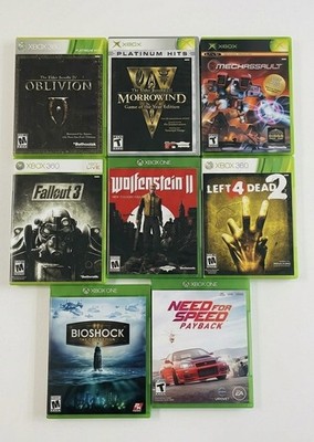 Xbox & Xbox 360 Game Lot - 8 Games - Tested & Working - Includes LEFT 4 DEAD 2