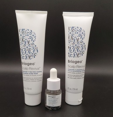Briogeo Scalp Revival 3-Piece Set | Shampoo + Scalp Mask + Tea Tree Treatment