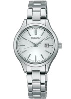 Seiko Selection STPX093 Jdm Solar White Dial Stainless Steel Damenuhr