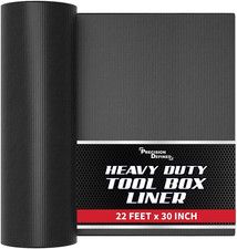 Tool Box Shelf Liner Non-slip 22 Ft X 30 Inch Wide Black Professional Grade To Tool Box Shelf Liner Non-slip 22 Ft X 30 Inch Wide Black Professional Grade To