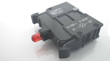 M22-LED R Moeller 12-30v 5-14mA Contact Block Red Light 340B (Used Tested)
