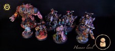COMMISSION Warhammer 40K Chaos Space Marine Miniatures HUMAN LEVEL
