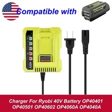Charger For Ryobi 40V Battery OP40401 OP40501 OP40602 OP4060A OP4040A