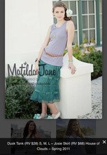 EUC Matilda Jane Womens House Of Clouds Josie Skirt Size Large