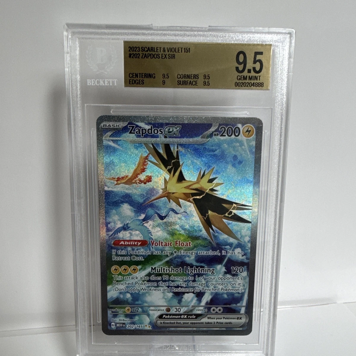 Pokémon TCG Beckett Grading Services (BGS) 9.5 Graded Individual