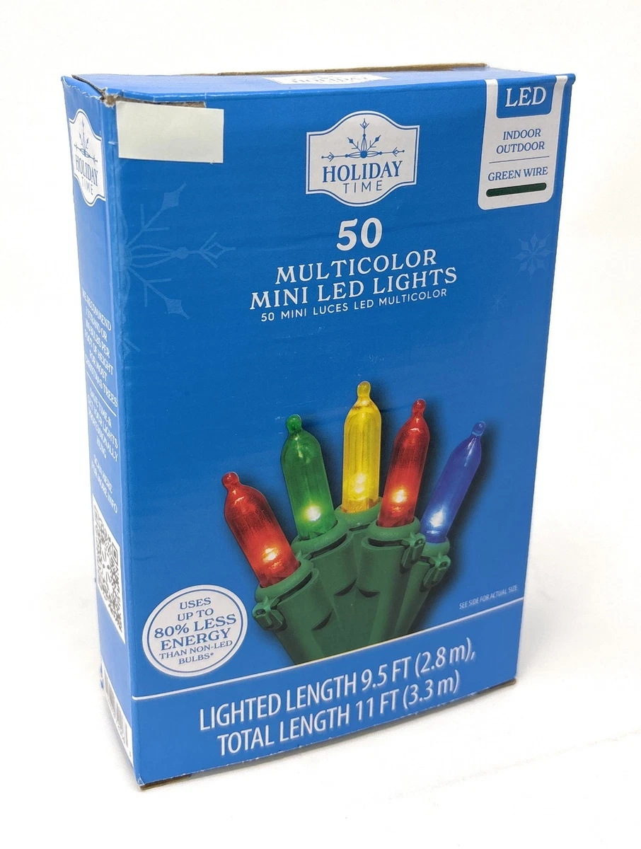 Holiday Time Multicolor String Lights for sale | eBay