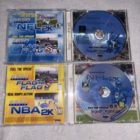 NBA 2K & NFL 2K Sega Dreamcast Game Lot Bundle Complete CIB - RARE HOLY GRAIL