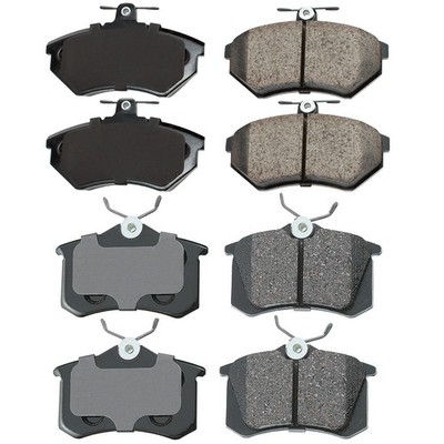 Akebono OEM Front & Rear Ceramic Brake Pads Kit For 1995 Volkswagen Cabrio
