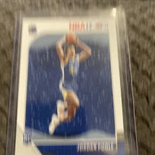 2019-20 NBA Hoops Winter Jordan Poole Rookie RC Warriors
