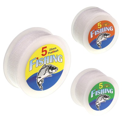 PVA Mesh Bait Bags Water-Soluble Mesh 5 Meter Catfish Fishing Baits Holder