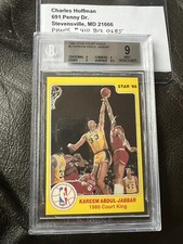 1986 Star Court Kings Kareem Abdul Jabbar BVG 9