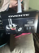 Ovente Mini Electric Food Processor Smoothies, Vegetables, Salad 1.5 Cup PF1007B