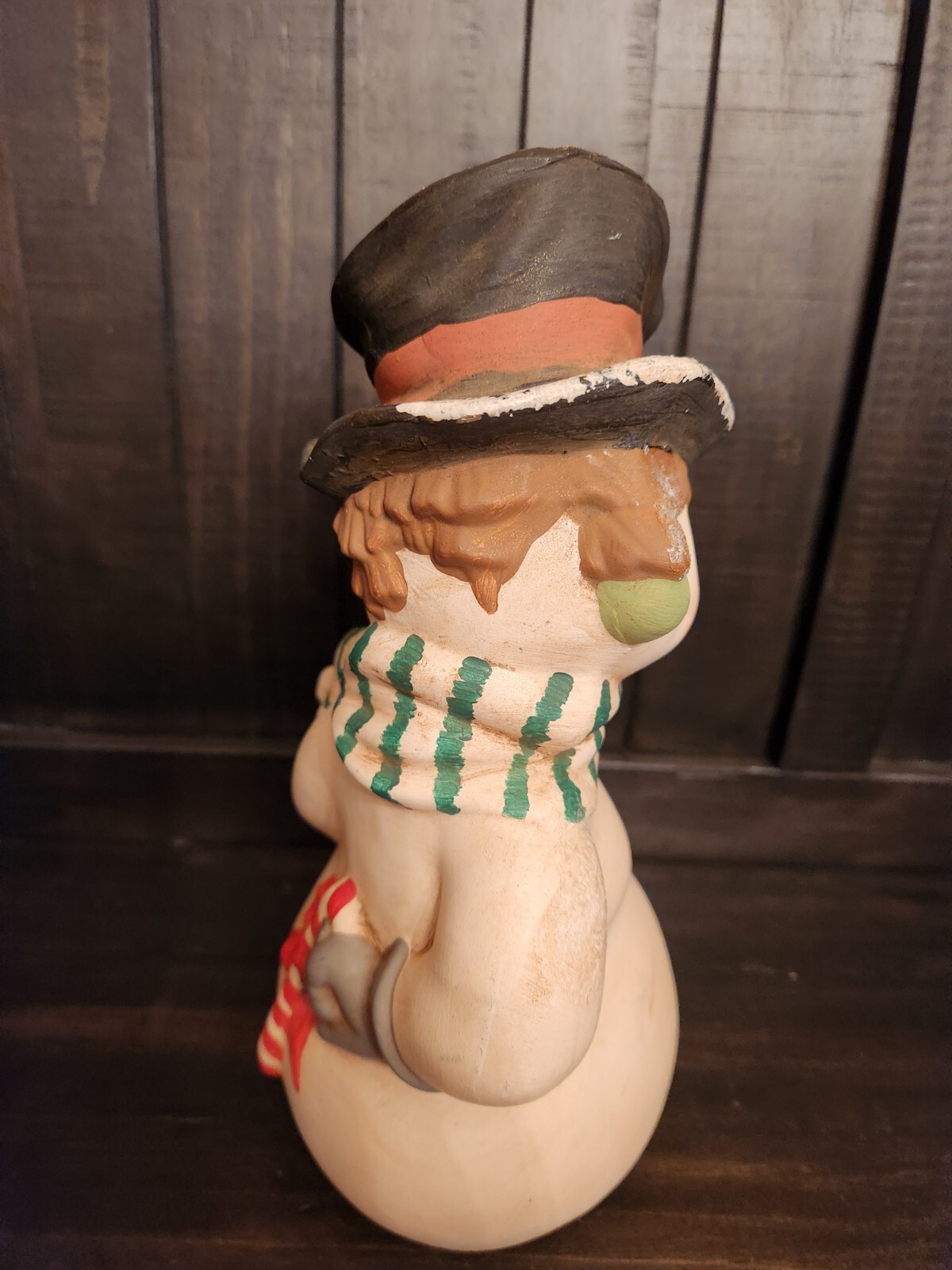 Snowman Frosty Vintage Ceramic Mold 11” Byron Molds