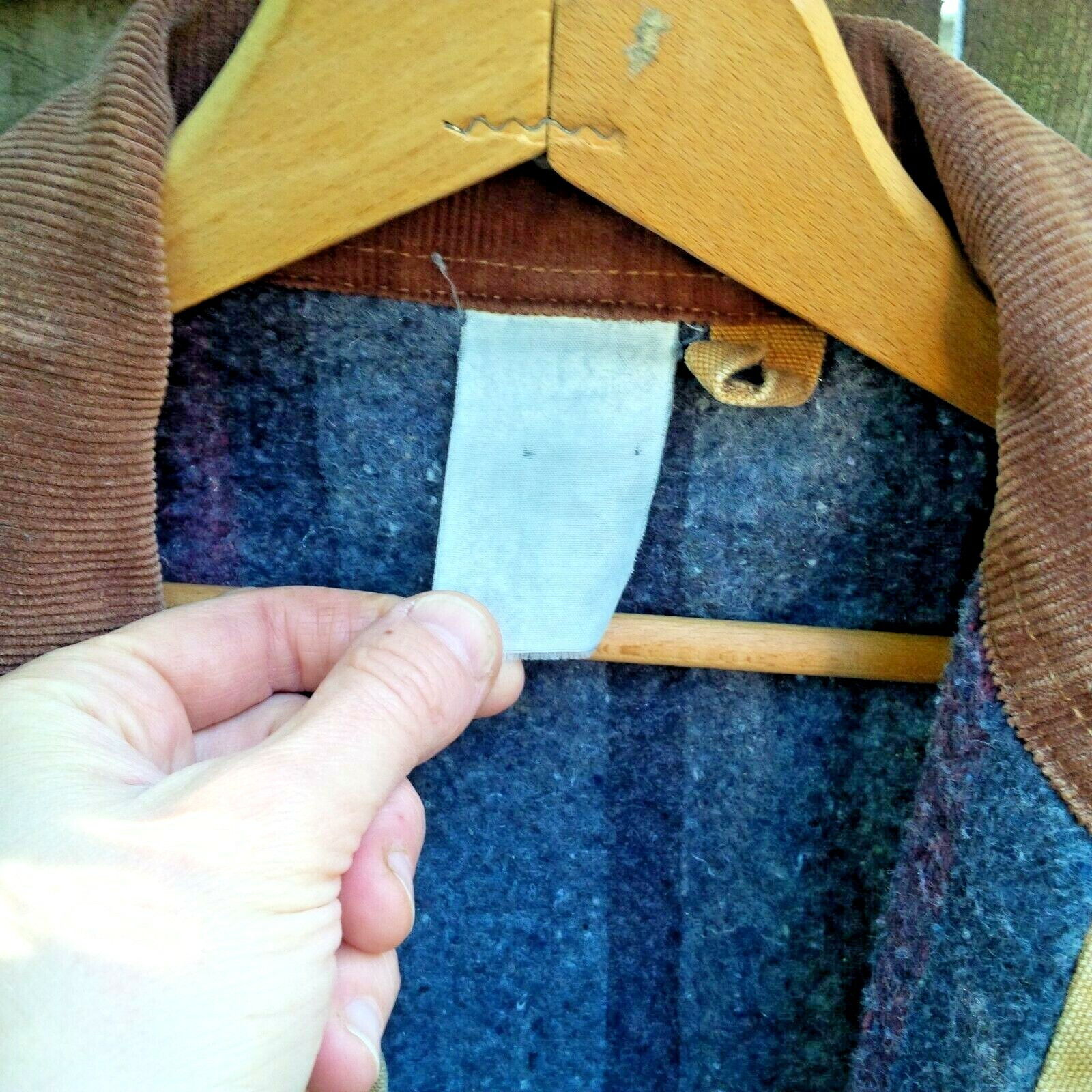 Vintage USA Carhartt Duck Blanket Lined Denim Work Jacket Coat Chest 50" L XL thumbnail 5