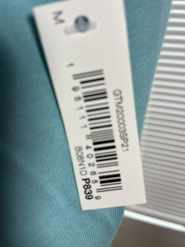 Good Threads Pullover Size M Teal Crew Neck Long Sleeve T-Shirt Pocket Cotton - 第 11/12 張圖片