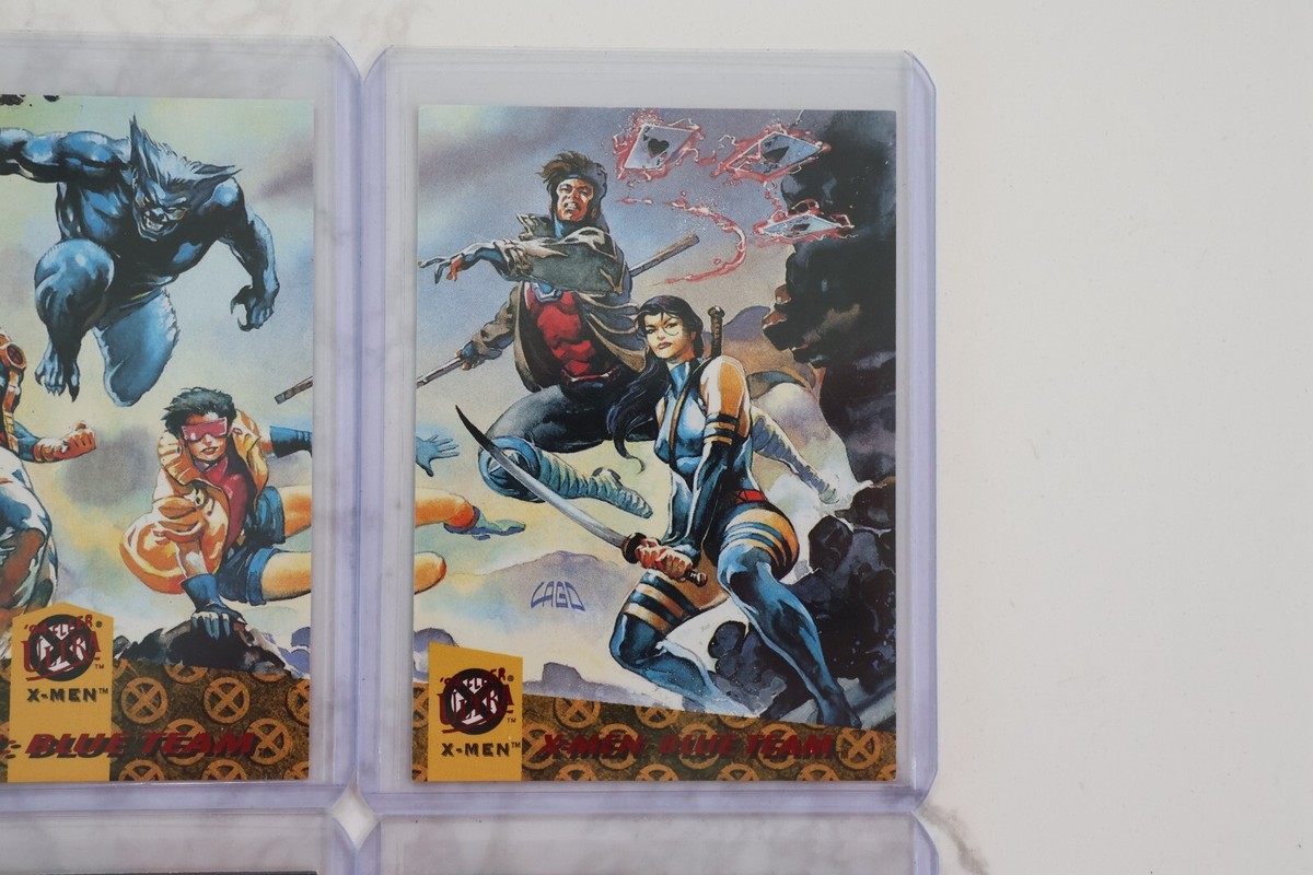 1994 Fleer Ultra X-Men Blue and Gold Team Triptych Insert Chase