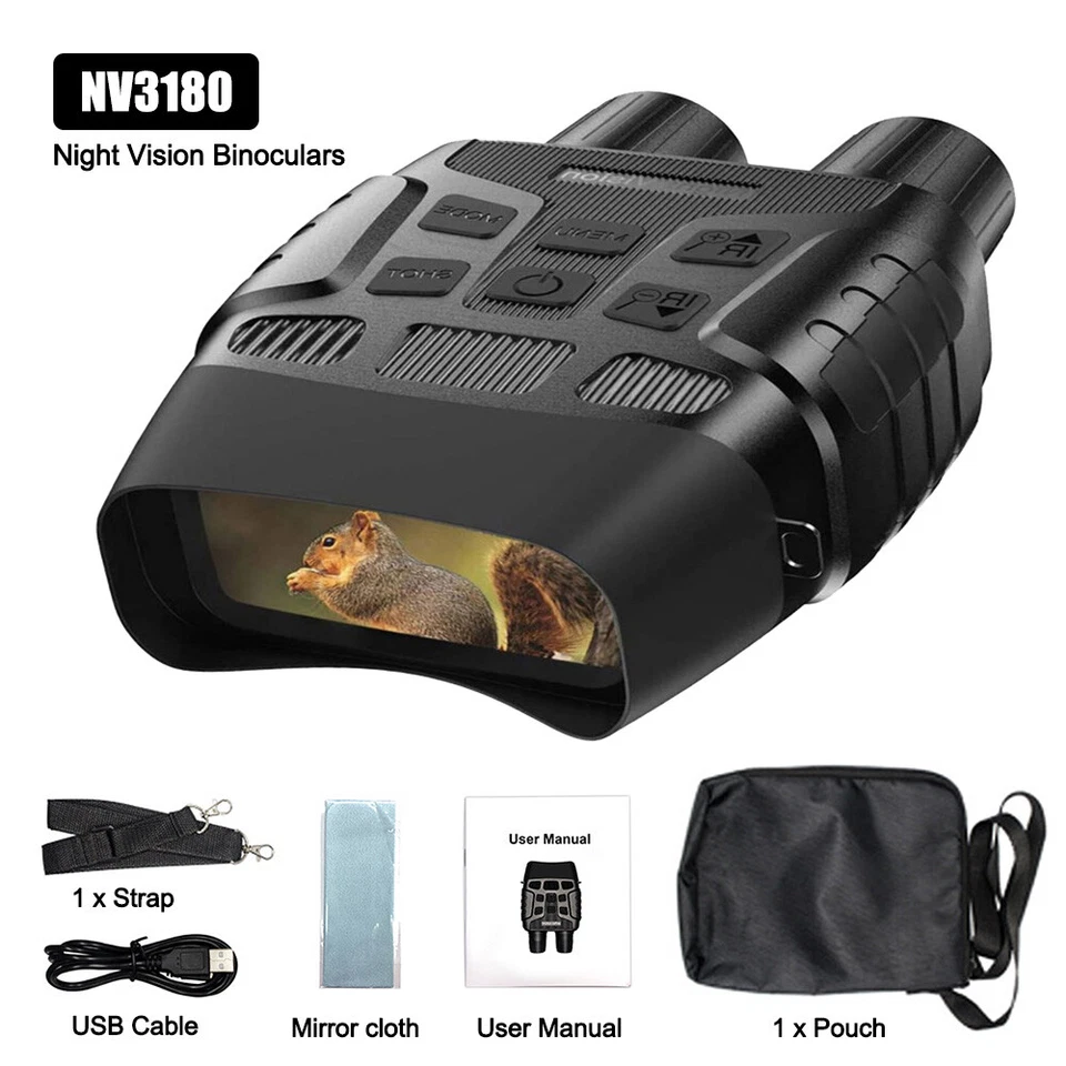 Night Vision Goggles Digital Binoculars 8x Zoom Infrared Scope Camera Infrared - Image 4 of 4