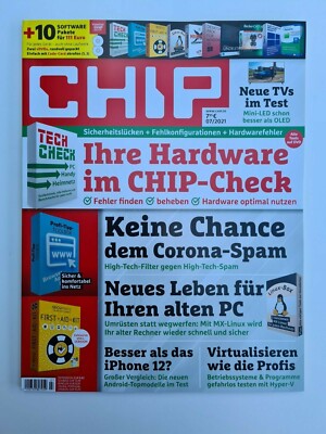 CHIP 7/2021  Ihre Hardware im Chip Check ,Neu
