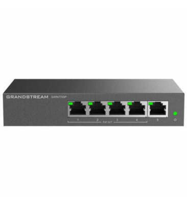 GRANDSTREAM GWN7700P 5 PORT GIGABIT UNMANAGED ETHERNET POE SWITCH Price In BD