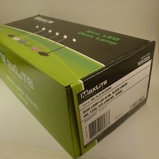 MaxLite Slim LED Desk Lamp with USB Port Black Finish Adjustable Neck