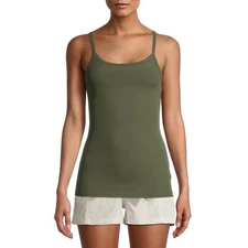 NO BOUNDARIES JUNIOR’S RIB CAMI TOP SEA TURTLE GREEN L (11-13) NWT [Q]