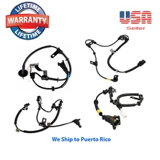 4 ABS Front & Rear L/R Wheel Speed Sensor Wire Harness Fit: Kia Rio Rio5 06-11