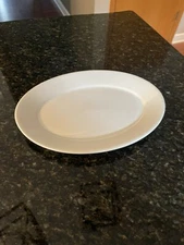 Vintage Ironstone White Oval Platter Homer Laughlin