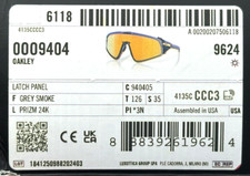 Oakley 009404 Latch Panel Prizm 24K Grey Smoke Sunglasses USA