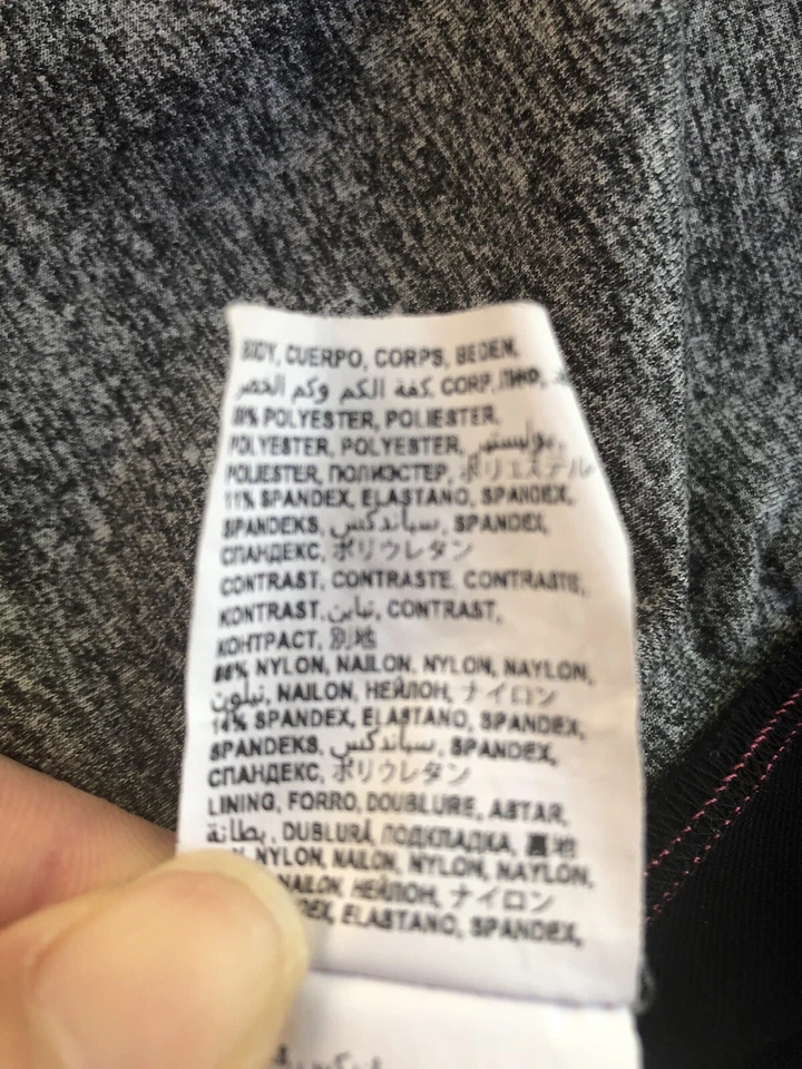 Chándal Bebe Sport 2 piezas mezcla de nailon cremallera completa chaqueta S y pantalón gris S (26x30) Foto 4 de 4